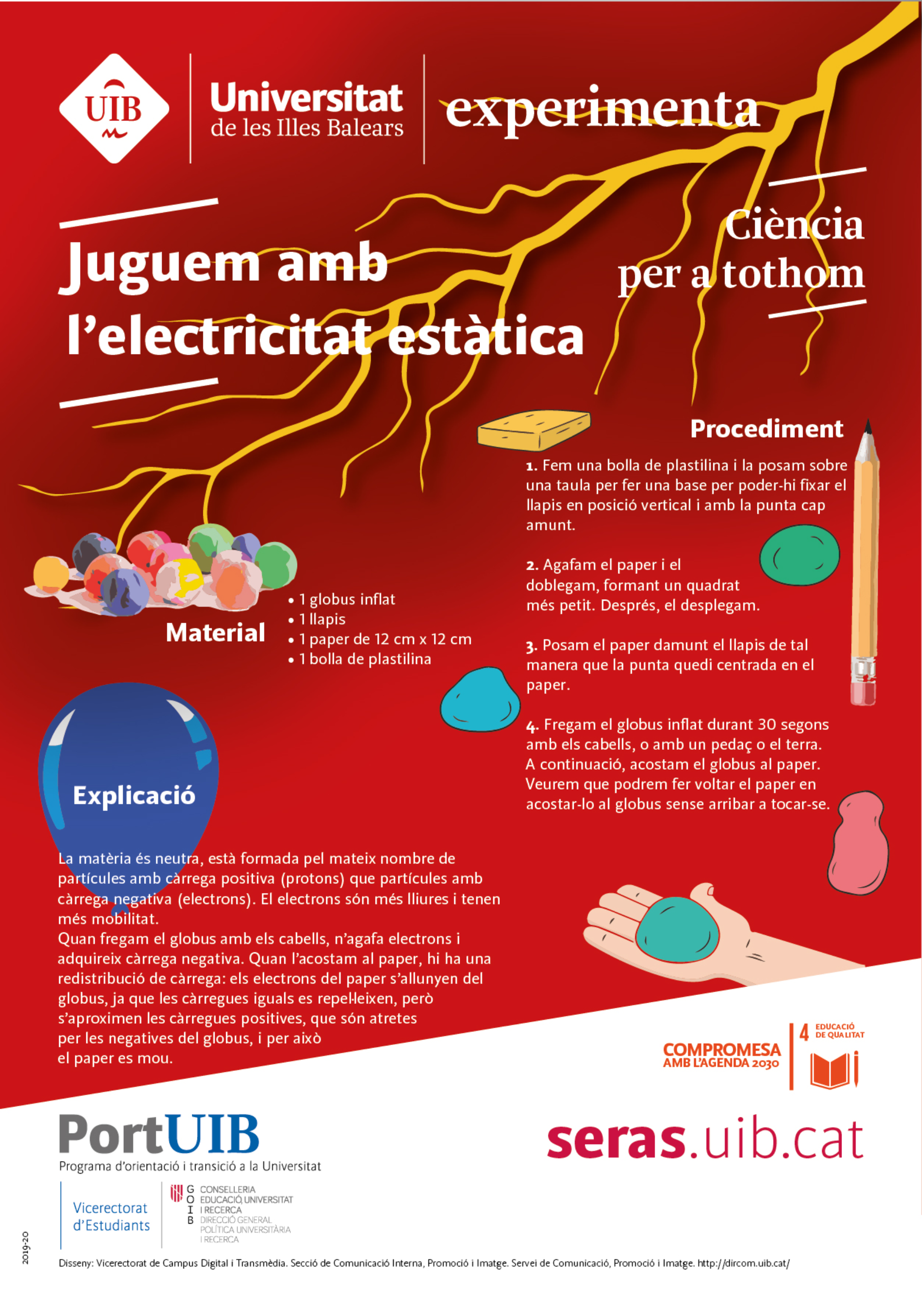 Juguem amb l’electricitat estàtica