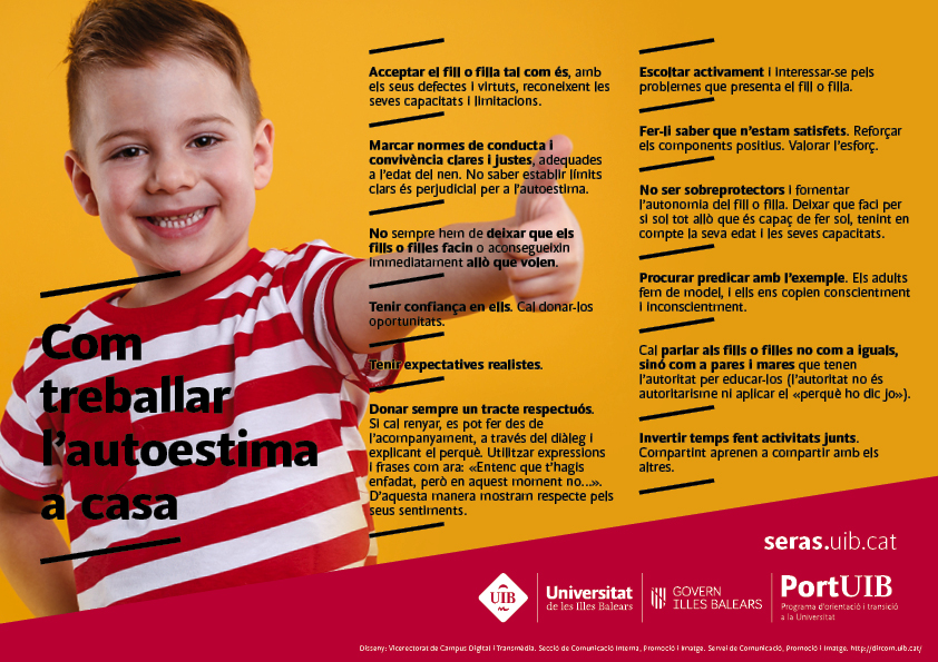 Com treballar l’autoestima a casa