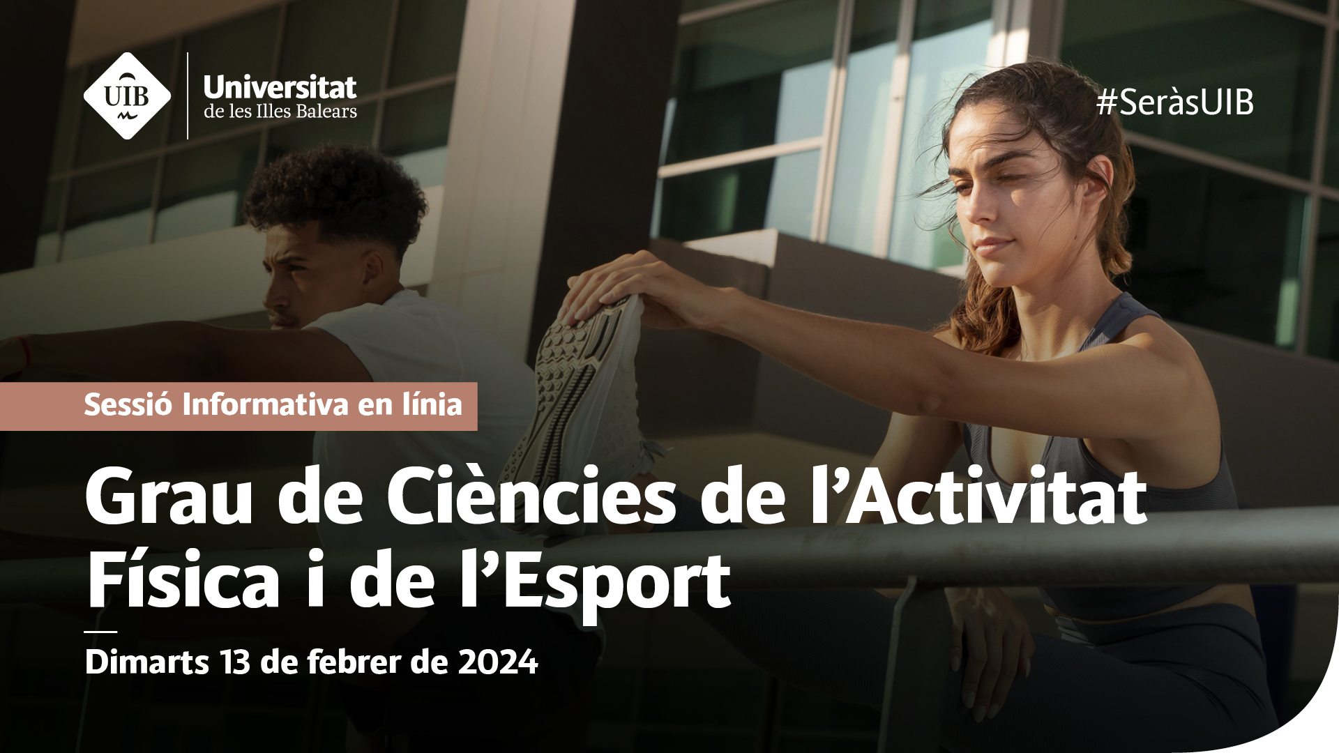 Sessió informativa en línia: Grau de Ciències de l'Activitat Física i de l'Esport