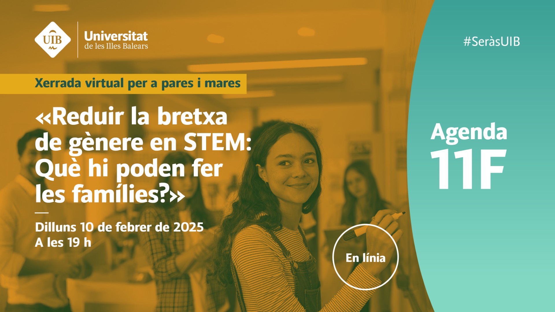  «Reduir la bretxa de gènere en STEM: Què poden fer les famílies?» 